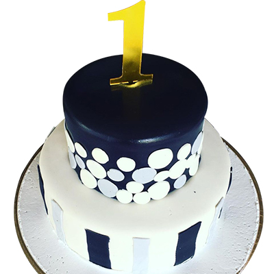 "Designer Semi Fondant Cake -5 Kg (Cake Magic)(2 step) - Click here to View more details about this Product